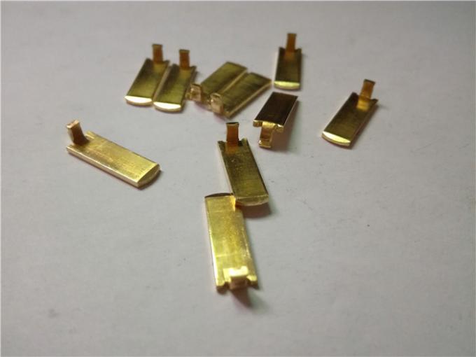 Slow Wire Cutting Socket Pin Metal Stamping Mould , Terminal Die H62 Brass Material 0